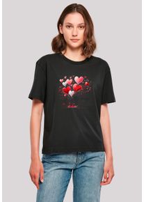 F4NT4STIC Damen T-Shirt "Herzbaum Be Mine", schwarz, casual, Gr. S, Obermaterial: 100% Baumwolle, Shirts, Premium Qualität