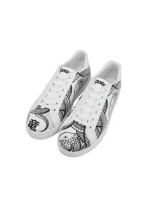 DOGO Damen Sneaker "Ace Sneakers The Power Of The Dragon Damen Sneaker / Female", Gr. 42, weiß, Lederimitat, casual, Schuhe, Vegan