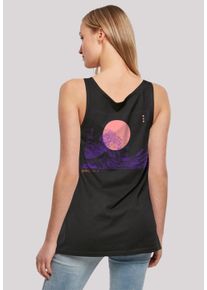 F4NT4STIC Damen T-Shirt "Kanagawa Welle Japan", schwarz, casual, Gr. XXXL, Obermaterial: 100% Baumwolle, Shirts, Print