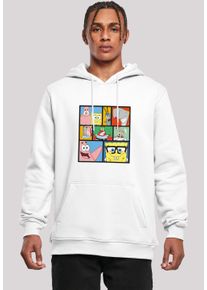 F4NT4STIC Herren Sweatshirt "Spongebob Schwammkopf Collage", weiß, casual, Gr. XXXL, Obermaterial: 65% Baumwolle, 35% Polyester, Sweatshirts,