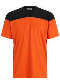 DEF Herren Kurzarmshirt "DEF Herren Pitcher Tricot", rot, casual, Gr. L, unifarben, 100% Polyester, Shirts