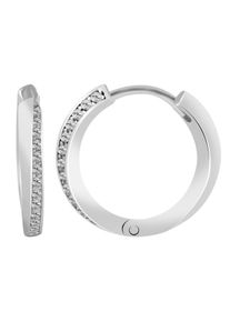 Adelia´s ADELIA ́S Damen Paar Creolen, Damen, Silber 925 (Sterlingsilber), silber, Silber 925 (Sterlingsilber), Ohrringe