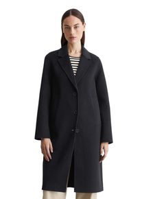 Marc O'Polo MARC O'POLO Damen Wollmantel "aus Doubleface-Wolle-Mix", blau, casual, Gr. 32, unifarben, Obermaterial: 50% Polyester, 50% Wolle (Schafwolle);