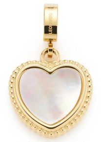 Leonardo Damen Charm-Einhänger "Salia Clip&Mix , 022896", weiß, Edelstahl, Charms, mit Perlmutt
