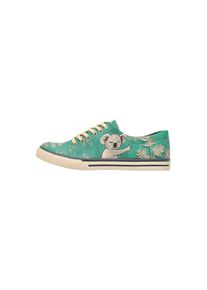 DOGO Damen Sneaker "Sneaker A Pair Of Doves Damen Sneaker / Female", Gr. 39, grün, Lederimitat, Schuhe, Vegan
