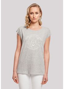 F4NT4STIC Damen T-Shirt "Harry Potter Gryffindor Seal", grau, casual, Gr. M, Obermaterial: 100% Baumwolle, Shirts, Print