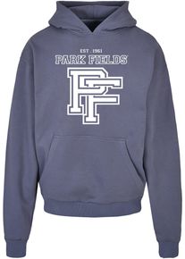 Merchcode Herren Kapuzensweatshirt "Merchcode Herren Park Fields - Icon Ultra Heavy Hoody", blau, Gr. XS, unifarben, 100% Baumwolle, Sweatshirts