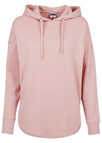 Urban Classics Damen Rundhalspullover "Urban Classics Damen Ladies Oversized Terry Hoody", rosa, casual, Gr. S, unifarben, 100% Baumwolle, Pullover