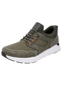 RIEKER SPORT Herren Slip-On Sneaker, Gr. 43, grün, Textil, Lederimitat, sportlich, Schuhe, aus der neuen Christoph Kramer Kollektion, mit