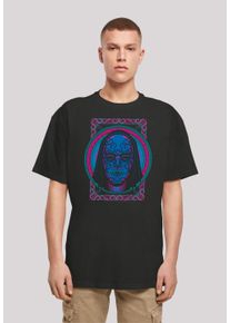 F4NT4STIC Herren T-Shirt "Harry Potter Neon Death Eater Mask", schwarz, casual, Gr. 4XL, Obermaterial: 100% Baumwolle, Shirts, Print