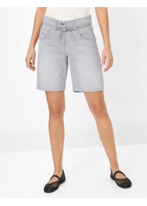 Brax Damen Bequeme Jeans "Style MAINE B", grau, Gr. 44, 75% Baumwolle, 17% Polyester, 5% Elastomultiester, 3% Elasthan, Jeans
