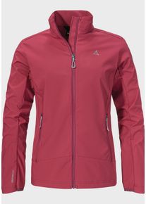 Schöffel SCHÖFFEL Damen Outdoorjacke "Hiking Softshell Jk Style Mirusha WMS", rot, sportlich, Gr. 38, Oberstoff: Aussenseite: 100% Polyester Innenseite: 100%