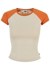 Urban Classics Herren Kurzarmshirt "Urban Classics Damen", orange, casual, Gr. XXL, unifarben, 95% Baumwolle, 5% Elasthan, Shirts