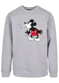 ABSOLUTE CULT Herren Rundhalspullover "ABSOLUTE CULT Herren Mickey Mouse - Tongue Crewneck", grau, casual, Gr. XL, mehrfarbig, 50% Baumwolle, 50%