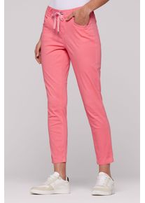 SOCCX Damen Comfort-fit-Jeans, rosa, casual, Gr. 32, unifarben, Material: 92% Baumwolle, 5% Elastomultiester, 3% Elasthan, Jeans, mit normaler