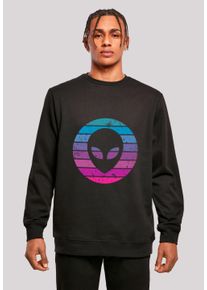 F4NT4STIC Herren Sweatshirt "Alien Kopf", schwarz, casual, Gr. XS, Obermaterial: 50% Baumwolle, 50% Polyester, Sweatshirts, Premium Qualität