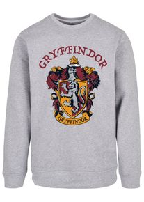 ABSOLUTE CULT Herren Rundhalspullover "ABSOLUTE CULT Herren Harry Potter - Gryffindor Crest Crewneck", grau, casual, Gr. XL, mehrfarbig, 50%