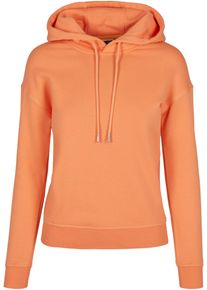 Urban Classics Damen Kapuzenpullover "Urban Classics Damen Ladies Hoody", orange, casual, Gr. XS, unifarben, 63% Baumwolle, 37% Polyester, Pullover