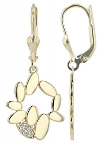 Adelia´s ADELIA ́S Damen Paar Ohrhänger, Damen, Gelbgold 333, silber, Gelbgold 333, Ohrringe