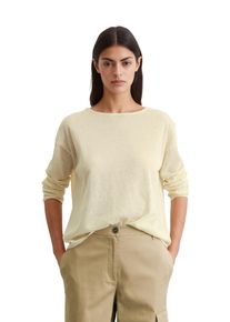 Marc O'Polo MARC O'POLO Damen Strickpullover "aus Organic Cotton-Mix", beige, casual, Gr. M, unifarben, Obermaterial: 90% Baumwolle, 10% Polyamid, Pullover