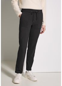 Cecil Damen Schlupfhose "Style Tracey", schwarz, casual, Gr. XXL, unifarben, Web, Obermaterial: 82% Polyester, 18% Elasthan, Hosen, im Casual Fit