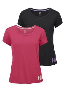 H.I.S. H.I.S Damen Funktionsshirt, orange, sportlich, Gr. 44, Obermaterial: 100% Polyester, Shirts, figurbetonter Schnitt, sportlicher Look, mit trendigem