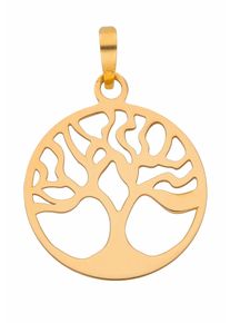Adelia´s ADELIA ́S Damen Ketten-Anhänger "Damen 333 Gold Anhänger Lebensbaum Ø 20,2 mm", Gelbgold 333, gold, Gelbgold 333, Schmuckanhänger, für Damen