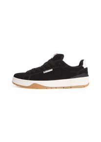 Tommy Jeans Herren Sneaker "TJM SKATER SNEAKER", Gr. 43, schwarz-weiß, Leder, Lederimitat, sportlich, Schuhe, Freizeitschuh, Halbschuh, Schnürschuh