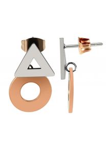 Adelia´s ADELIA ́S Damen Paar Ohrhänger "Neuheit 2025 - Damen Ohrstecker aus poliertem Edelstahl", Damen, Edelstahl, silber, Edelstahl, Ohrringe