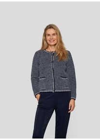 Rabe Damen Strickjacke "Strickjacke", blau, feminin, Gr. 48, gemustert, 49%Polyamid 38%Polyacryl 7%Wolle 4%Metallic Garn 2%Elastan, Strickjacken