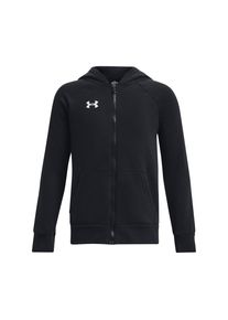 Under Armour Kinder Kapuzensweatjacke "RIVAL", schwarz, sportlich, Gr. S, unifarben, Sweatware, Obermaterial: 67% Baumwolle, 33% Polyester,