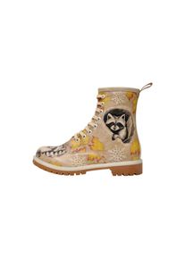 DOGO Damen Schnürboots "Boots Raccoon Damen Boots / Female", Gr. 36, bunt, Lederimitat, Schuhe, Vegan