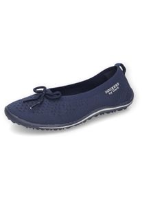 Damen Ballerina, Dockers by Gerli, Gr. 37, blau, Mesh, sportlich, Schuhe, Barfußschuh, Slipper, Sneaker mit flexibler Laufsohle