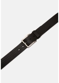 Bugatti Damen Ledergürtel "Bugatti Herrengürtel 0216", schwarz, Gr. 85, Leder, Gürtel
