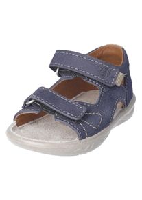 Kinder Lauflernschuh "Claas WMS: mittel", Pepino BY RICOSTA, Gr. 25, blau, Leder, casual, Schuhe, Sandale mit Klett, WMS-System, Leder,