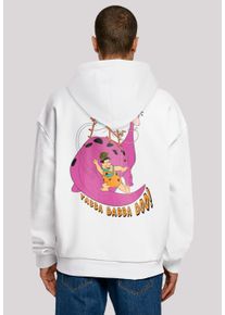 F4NT4STIC Herren Kapuzenpullover "Yabba Dabba Doo Familie Feuerstein", weiß, casual, Gr. M, Obermaterial: 100% Baumwolle, Pullover, Print