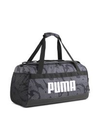 Puma Sporttasche "Challenger 58L Mittelgroße Sporttasche mit Allover-Print"schwarz logo lab aop, Polyester, Taschen