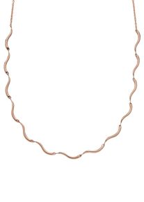 Skagen Damen Collier "WAVE, SKJ1745791, SKJ1746710", Edelstahl, L: 46cm, rosa, Edelstahl, Halsketten