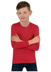 TRIGEMA Kinder Longsleeve "TRIGEMA Langarmshirt", braun, Basic, Gr. 92, 95% Baumwolle, 5% Elastan, Shirts
