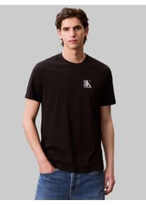 Calvin Klein Herren T-Shirt "SS 30s E SPRTSWR 1 G", schwarz, casual, Gr. XXL, unifarben, Single Jersey, Obermaterial: 100% Baumwolle, Shirts, Mit