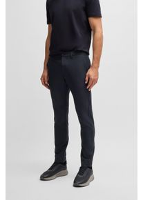 BOSS Green Herren Stretch-Hose "T Commuter-Slim", blau, casual, Gr. 48, unifarben, Web, Obermaterial: 95% Polyester, 5% Elasthan, Hosen, in schmaler