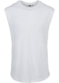 Urban Classics Herren T-Shirt "Urban Classics Herren Open Edge Sleeveless Tee", weiß, casual, Gr. XXL, unifarben, 100% Baumwolle, Shirts