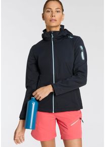 CMP Damen Softshelljackeantracite, op, sportlich, Gr. 46, Softshell, Obermaterial: 100% Polyester, Jacken, Atmungsaktiv & Windabweisend &