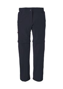 Killtec Kinder Zip-off-Hose "KOS 132 GRLS PNTS", blau, sportlich, Gr. 152, Oberstoff: 92% Polyester, 8% Elasthan, Hosen, Wasserabweisend, abzippbare