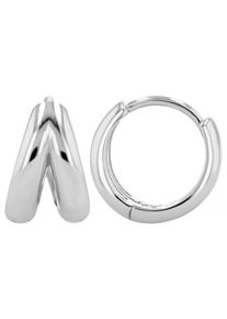 Adelia´s ADELIA ́S Damen Paar Creolen, Damen, Silber 925 (Sterlingsilber), silber, Silber 925 (Sterlingsilber), Ohrringe