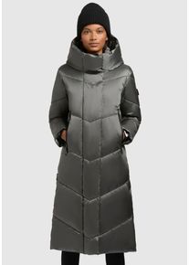 Khujo Damen Steppmantel "MANELIA", grau, casual, Gr. L, unifarben, Web, Steppware, Obermaterial: 100% Nylon. Futter: 100% Polyester. Wattierung: 100%