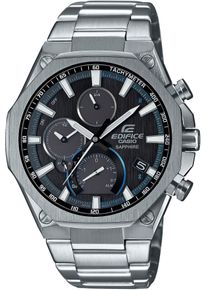 CASIO EDIFICE Smartwatch "EQB-1100D-1AER", silber, Smartwatches, Solaruhr, Armbanduhr, Herrenuhr,Bluetooth, Edelstahlarmband,Saphirglas
