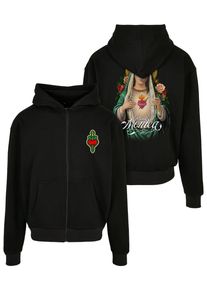 Herren Kapuzensweatshirt "Upscale by Mister Tee Herren Santa Monica Heavy Oversize Hoody", schwarz, Gr. XS, UPSCALE BY MISTER TEE, bedruckt, 100%
