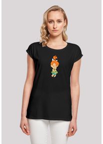 F4NT4STIC Damen T-Shirt "Pebbles Feuerstein", schwarz, casual, Gr. XXXL, Obermaterial: 100% Baumwolle, Shirts, Damen,Premium Merch,Regular-Fit,Kurze