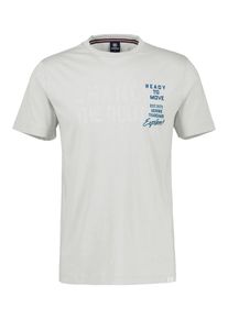 Lerros Herren T-Shirt, weiß, casual, Gr. XXL, bedruckt, Single Jersey, Obermaterial: 100% Baumwolle, Shirts, mit Schriftzug